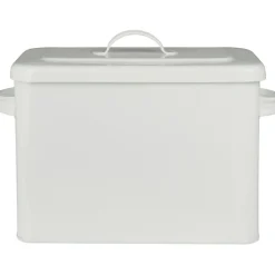 New IB Laursen Weiße Metall Box mit Deckel