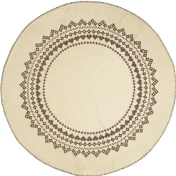 Discount IB Laursen Weihnachtsbaumteppich mit Randstickerei
