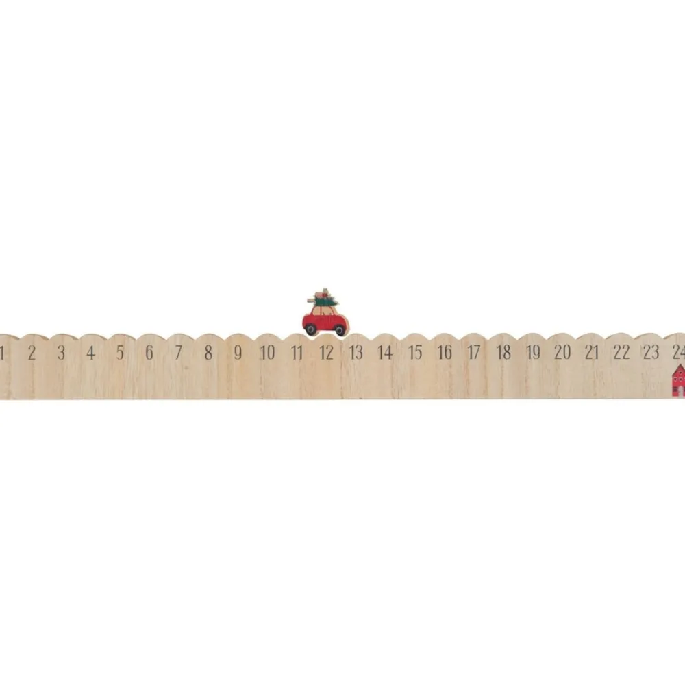 New IB Laursen Weihnachtskalender 1-24 aus Holz