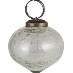 Sale Ib Laursen Weihnachtskugel bubbled Glas zwiebelförmig