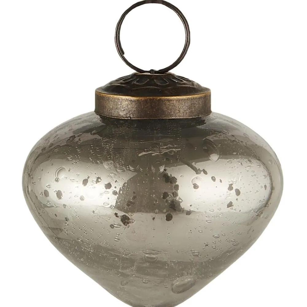 Sale Ib Laursen Weihnachtskugel bubbled Glas zwiebelförmig