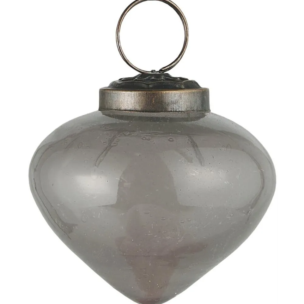 Sale Ib Laursen Weihnachtskugel bubbled Glas zwiebelförmig
