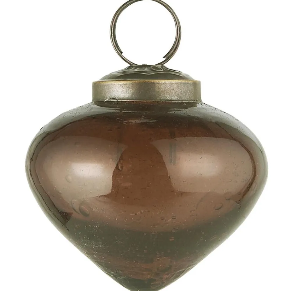 Sale Ib Laursen Weihnachtskugel bubbled Glas zwiebelförmig