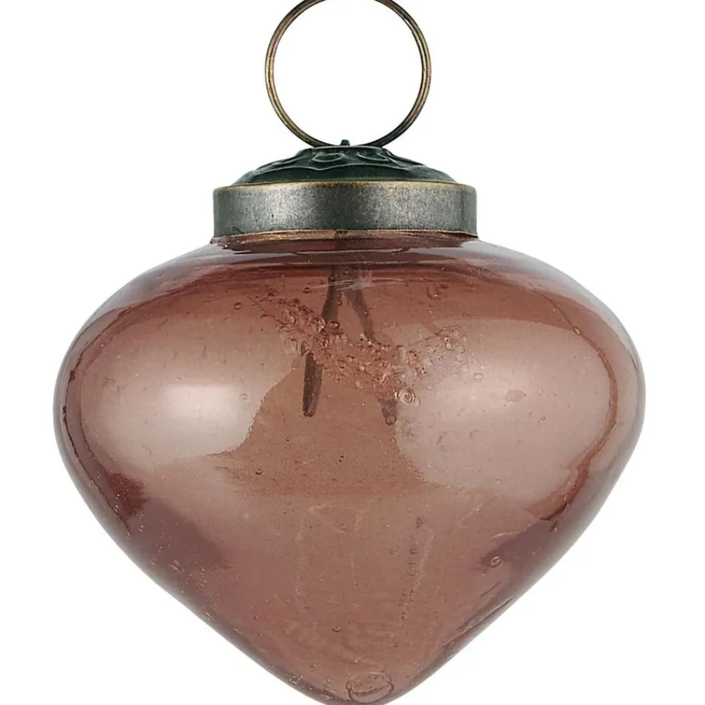 Sale Ib Laursen Weihnachtskugel bubbled Glas zwiebelförmig