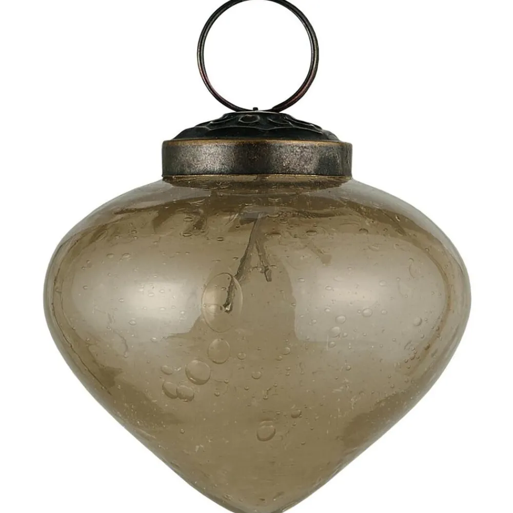 Sale Ib Laursen Weihnachtskugel bubbled Glas zwiebelförmig