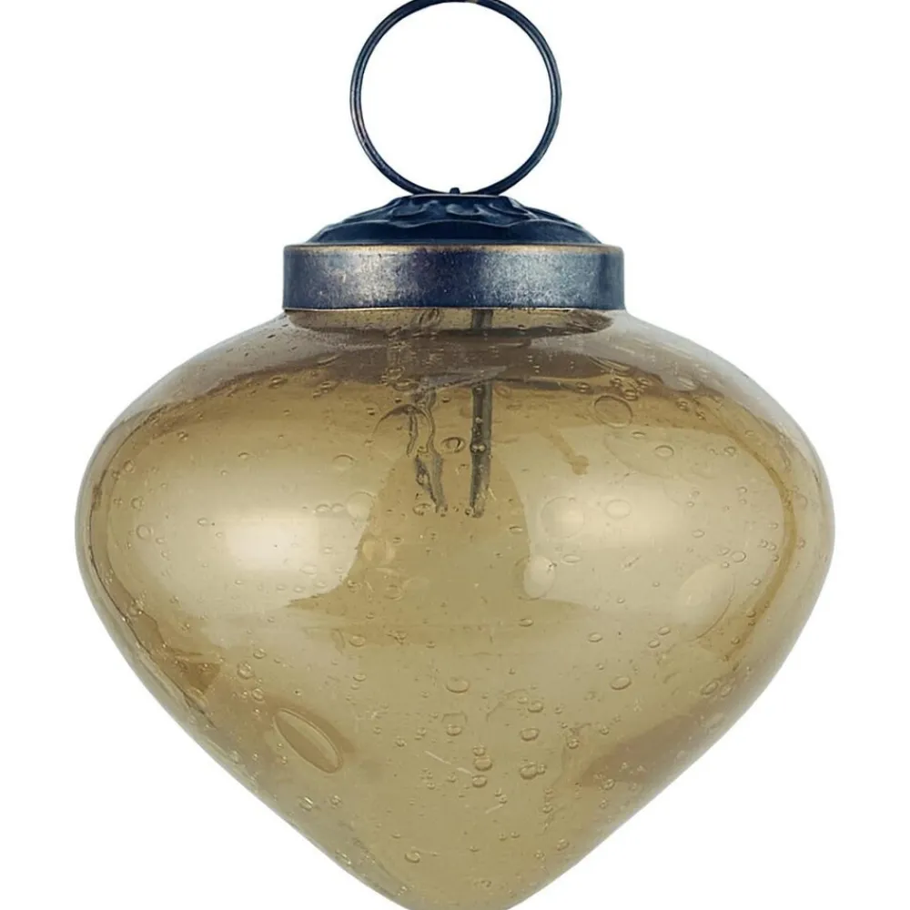 Sale Ib Laursen Weihnachtskugel bubbled Glas zwiebelförmig