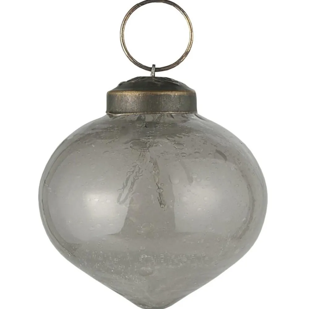 Sale Ib Laursen Weihnachtskugel bubbled Glas zwiebelförmig