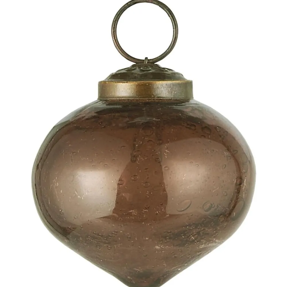 Sale Ib Laursen Weihnachtskugel bubbled Glas zwiebelförmig
