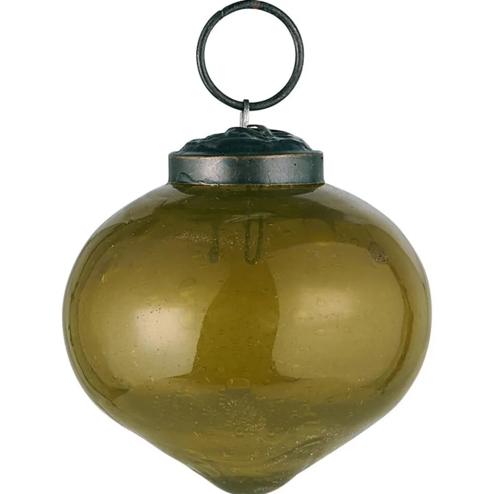 Sale Ib Laursen Weihnachtskugel bubbled Glas zwiebelförmig