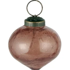 Sale Ib Laursen Weihnachtskugel bubbled Glas zwiebelförmig