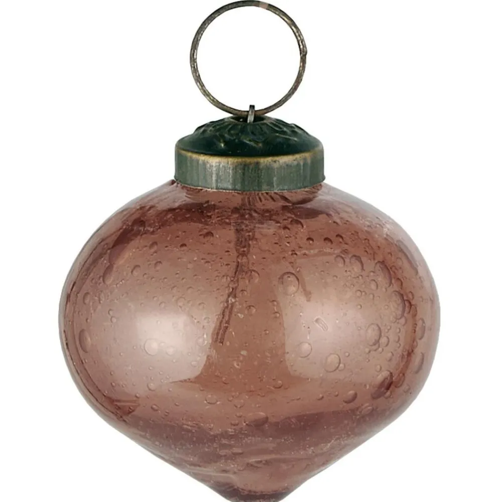 Sale Ib Laursen Weihnachtskugel bubbled Glas zwiebelförmig