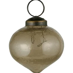 Sale Ib Laursen Weihnachtskugel bubbled Glas zwiebelförmig
