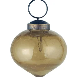 Sale Ib Laursen Weihnachtskugel bubbled Glas zwiebelförmig