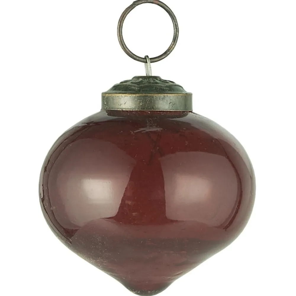 Sale Ib Laursen Weihnachtskugel bubbled Glas zwiebelförmig