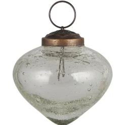 Sale Ib Laursen Weihnachtskugel bubbled Glas zwiebelförmig