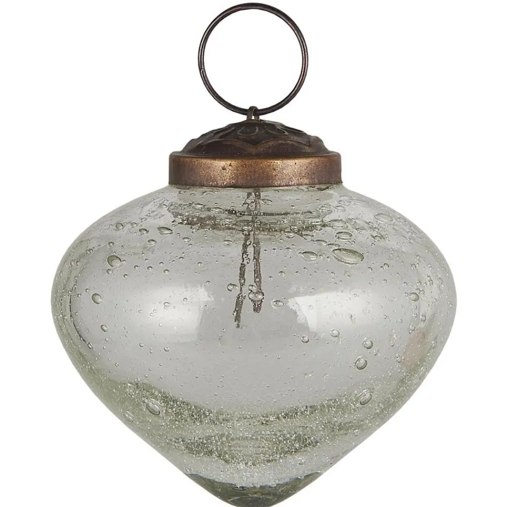 Sale Ib Laursen Weihnachtskugel bubbled Glas zwiebelförmig