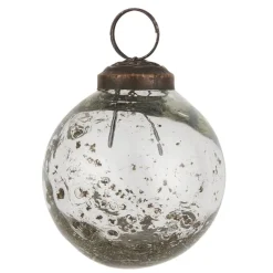Sale IB Laursen Weihnachtskugel Glas pebbled
