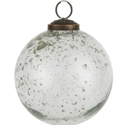 Sale IB Laursen Weihnachtskugel Glas pebbled