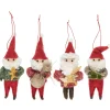 Outlet IB Laursen Wichtelmännchen 4er-Set Aufhänger aus Filz