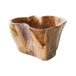 Clearance Invicta Dekoschale aus Teakholz Flowers