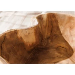 Clearance Invicta Dekoschale aus Teakholz Flowers