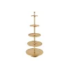 New Invicta Etagere Abstract 150cm gold, 5 Ebenen