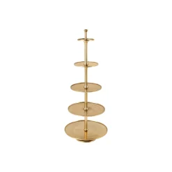 New Invicta Etagere Abstract 150cm gold, 5 Ebenen