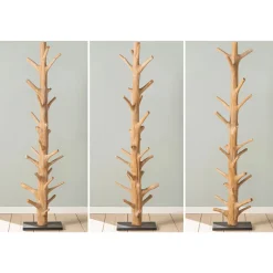 New Invicta Garderobenständer Tree Mangostanholz