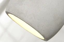 Discount Invicta Hängeleuchte Cement grau 3er