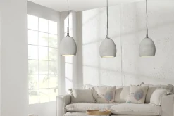 Discount Invicta Hängeleuchte Cement grau 3er