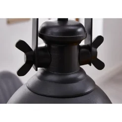 Sale Invicta Pendelleuchte Industrial Metall schwarz Industriestil