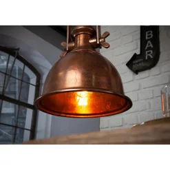 Sale Invicta Pendelleuchte Industrial Kupfer meliert
