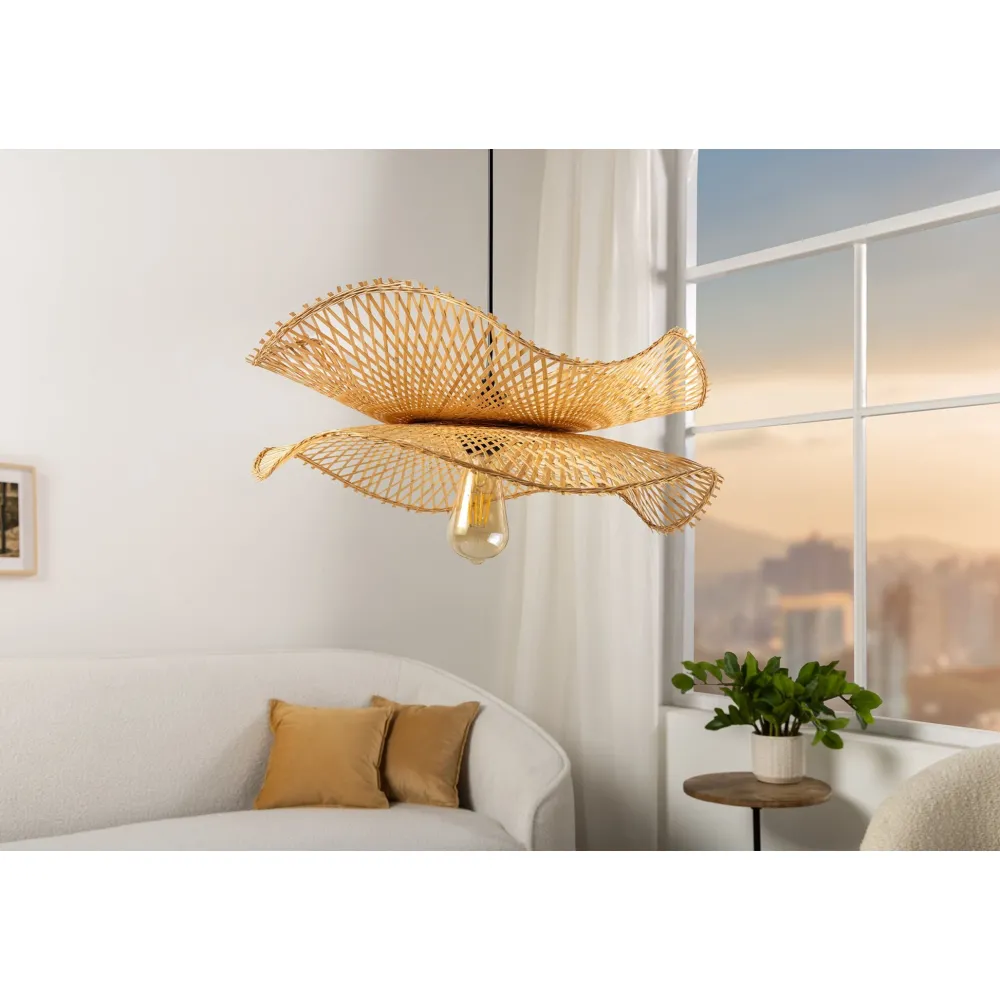 Online Invicta Pendelleuchte Organic Living 3 Bambus