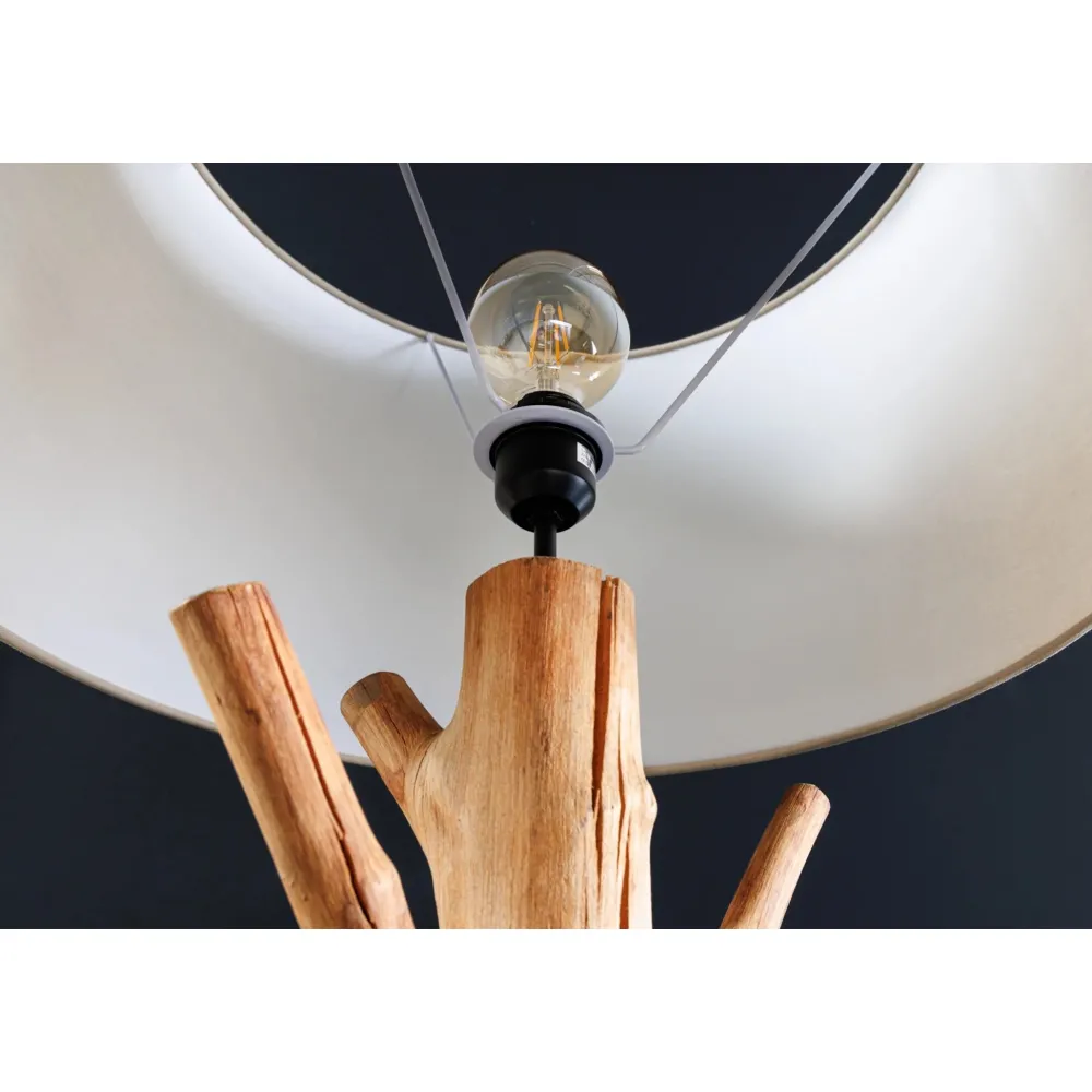 Discount Invicta Stehlampe Tree Nature Mangostanholz