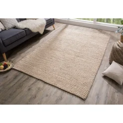 Clearance Invicta Teppich Wolle 240x160cm beige