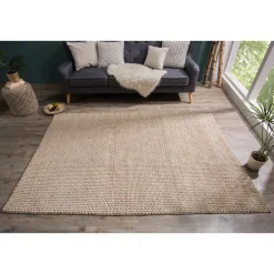 Clearance Invicta Teppich Wolle 240x160cm beige