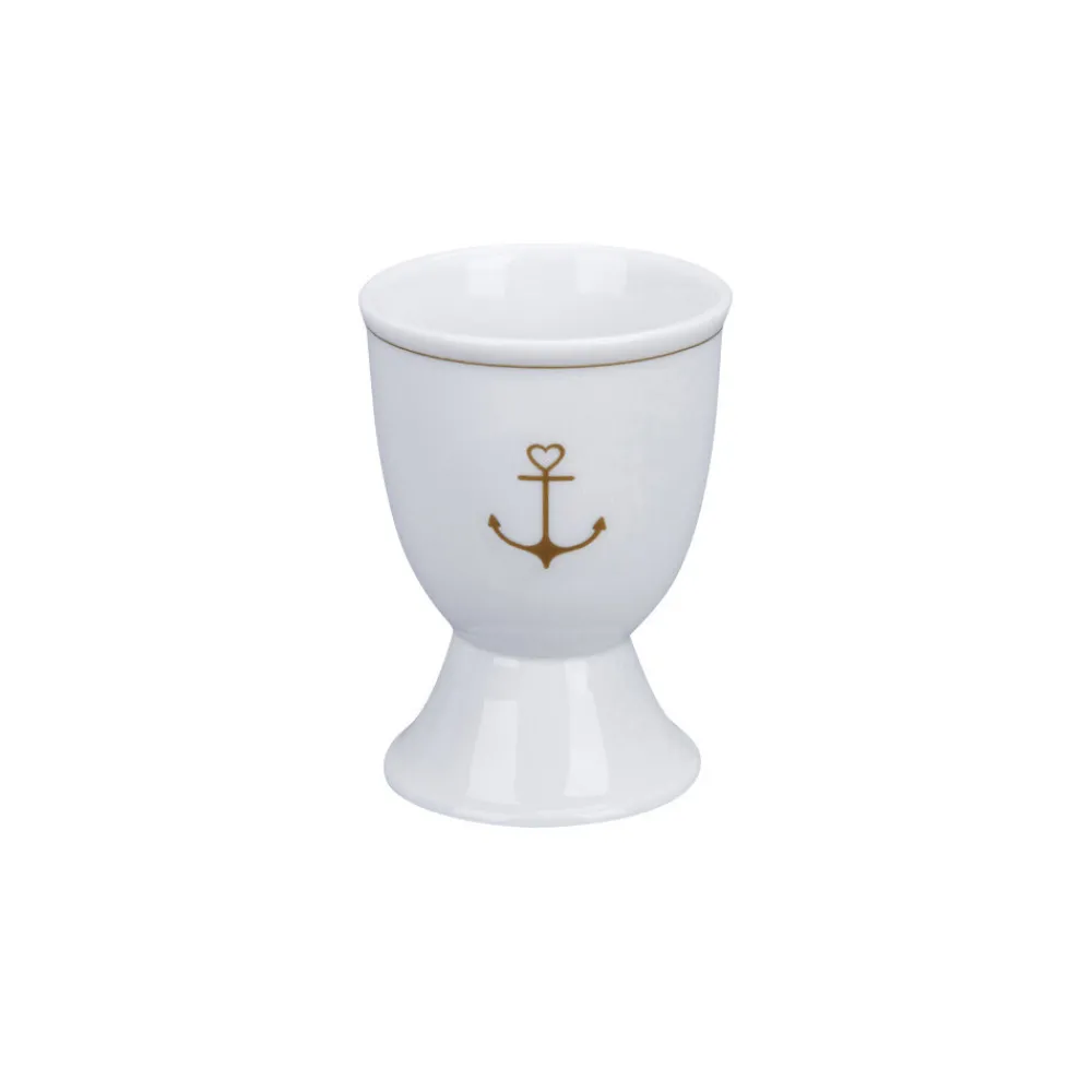 Outlet Krasilnikoff Eierbecher Gold Anchor