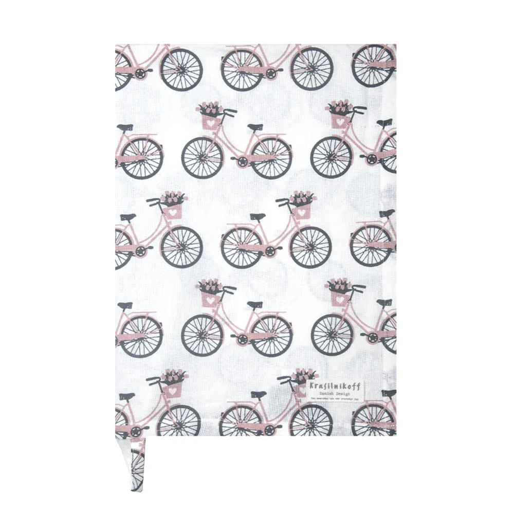 Hot Krasilnikoff Geschirrhandtuch Bikes
