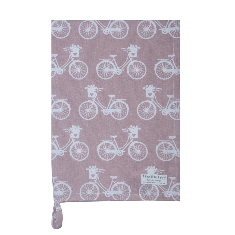 Hot Krasilnikoff Geschirrhandtuch Bikes