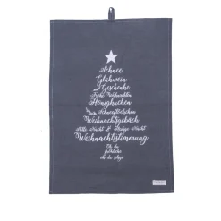 Hot Krasilnikoff Geschirrhandtuch Christmas Words
