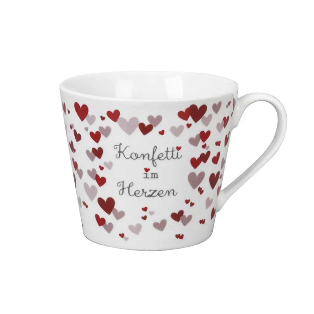 New Krasilnikoff Happy Cup Konfetti im Herzen