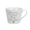 Discount Krasilnikoff Happy Cup, Lass immer ein wenig Platz in deinem Herzen