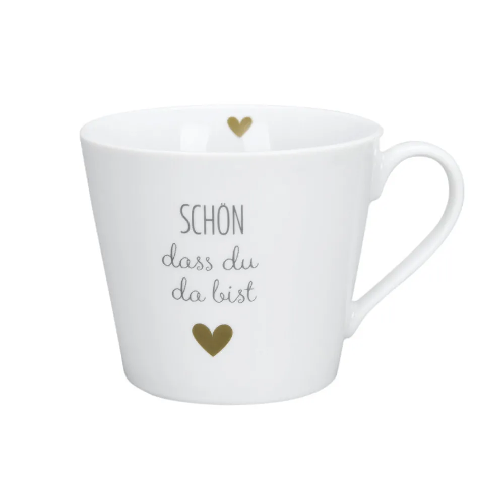 Discount Krasilnikoff Happy Cup Schön dass du da bist