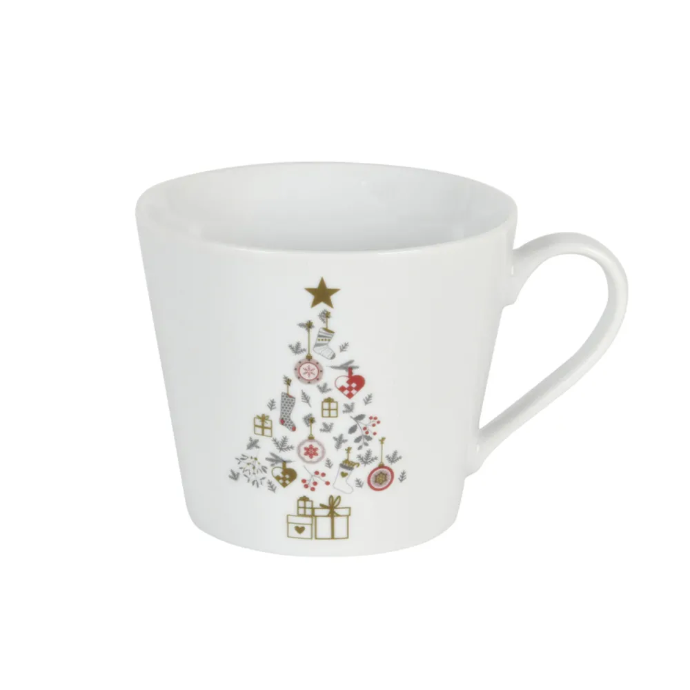 New Krasilnikoff Happy Cup Tasse, Christmas Tree