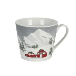 Online Krasilnikoff Happy Cup Tasse, Caravan in the snow