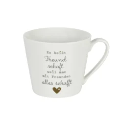 Clearance Krasilnikoff Happy Cup Tasse Freundschaft