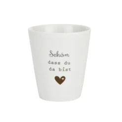 Online Krasilnikoff Happy Mug Becher Schön, dass du da bist
