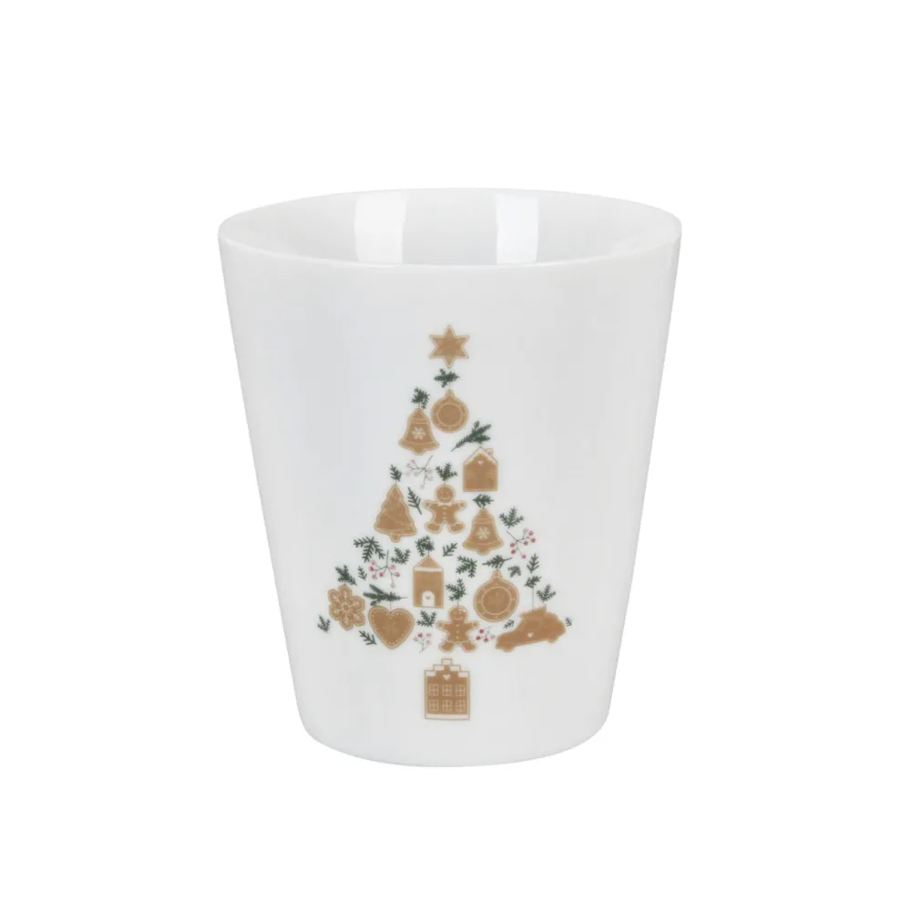 Sale Krasilnikoff Happy Mug Becher Christmas Tree Gingerbread