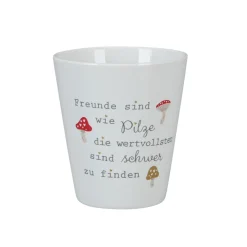 Best Krasilnikoff Happy Mug Becher, Freunde sind wie Pilze