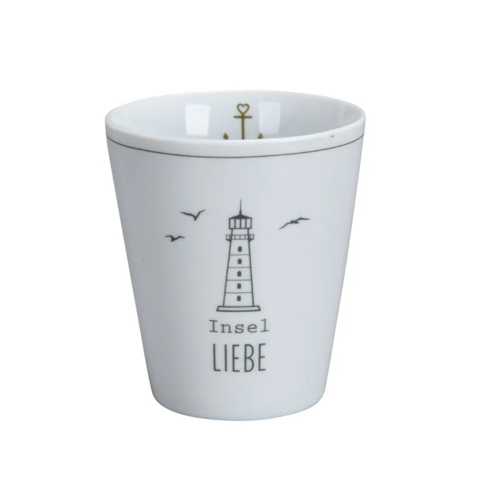 Sale Krasilnikoff Happy Mug Becher Insel Liebe